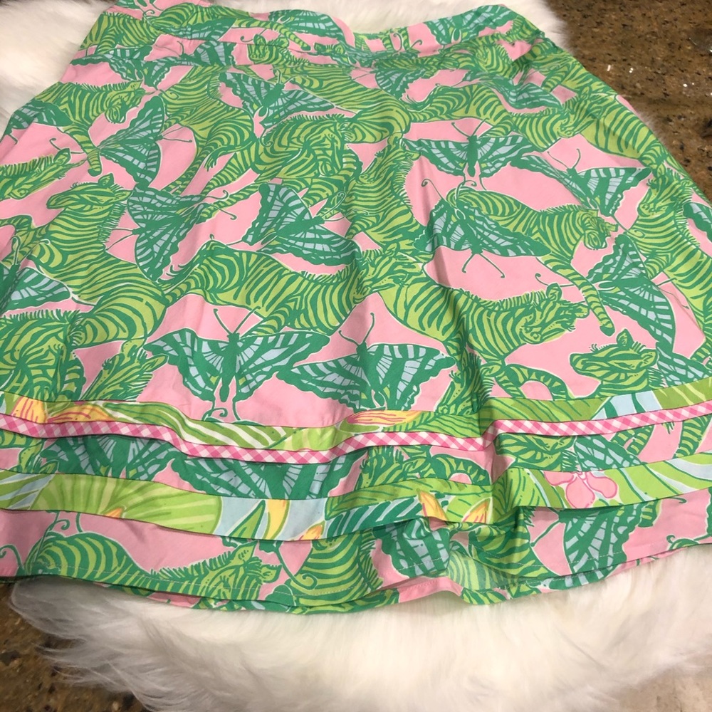 NWOT Lilly Pulitzer Jungle Print A-Line Skirt